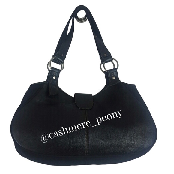 Kenneth Cole Reaction Large Shoulder Leather Bag - Picture 7 of 8